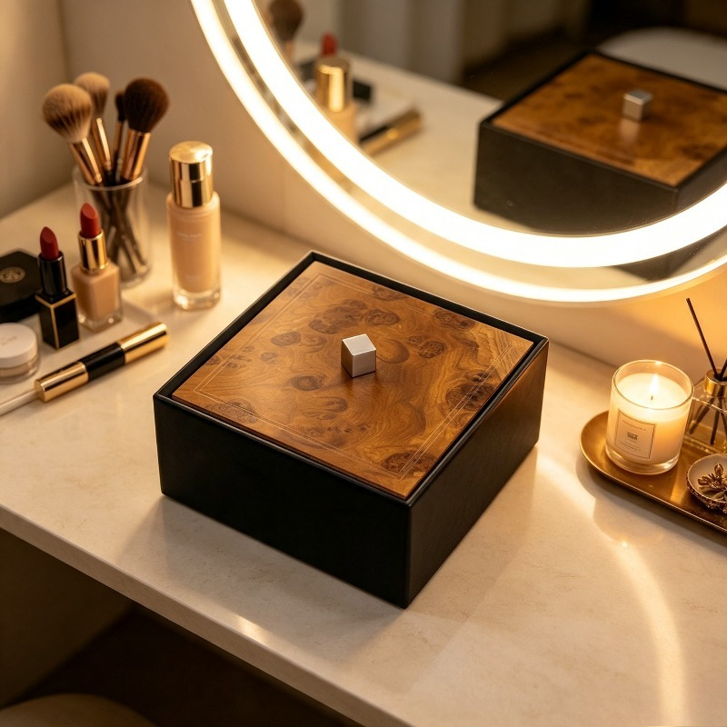 Jewelry Box Organizer Watches - Italienische Luxus-Uhrenorganizer aus Edelstahl, Schmuckbox mit