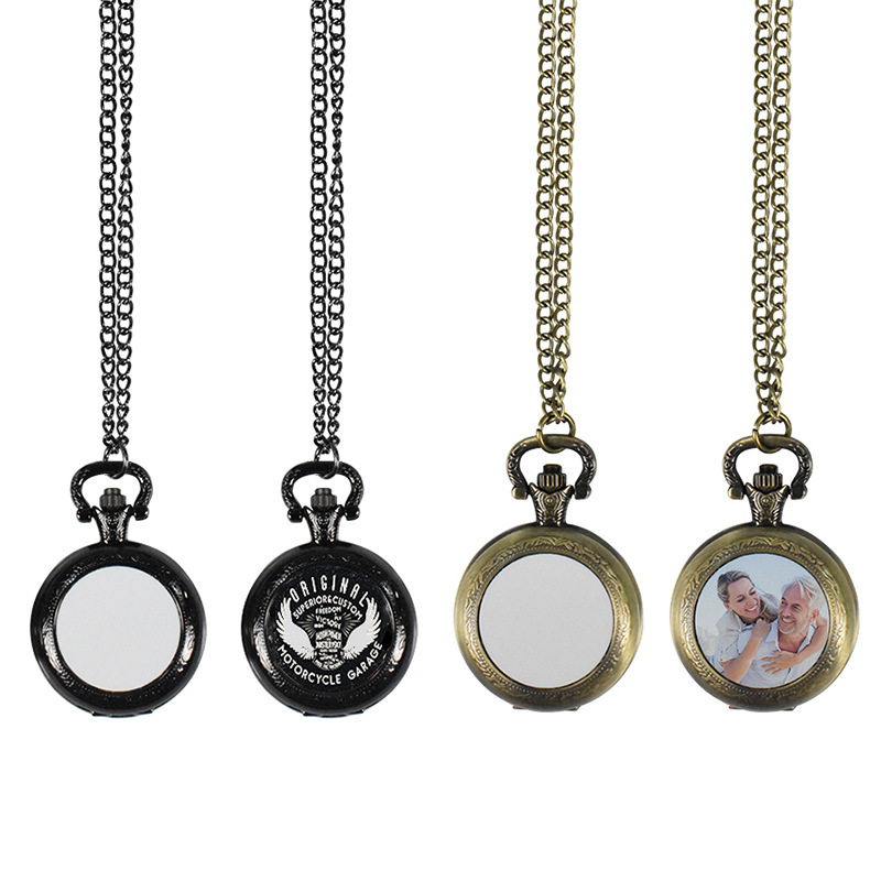 Jewelry Watches Women - Maßgefertigte Vintage Metall-Taschenuhr Anhänger-Halskette Klassische Uhren-Halskette