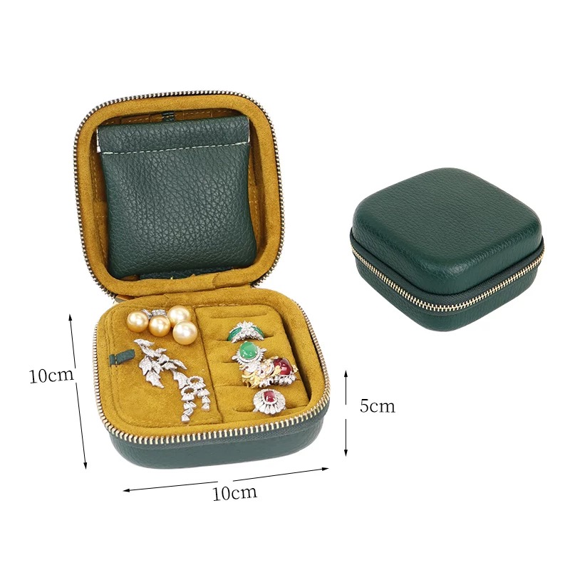 Jewelry Box Organizer Watches - 2025 Neue Schmuckschatulle, grüner Schmuck-Organizer, hochwertige