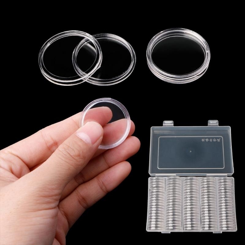 Collectors Coins Jewelry & Watches Of Smithtown - 367A Runde Aufbewahrungsbox für Münzen, 100