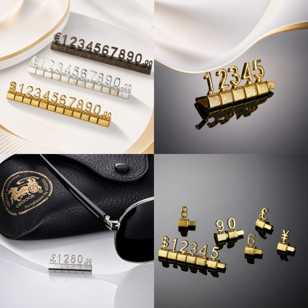 Jewelry Stores With Watches - Metall-Preisschilder mit Einstellbaren Zahlen Euro Pfund