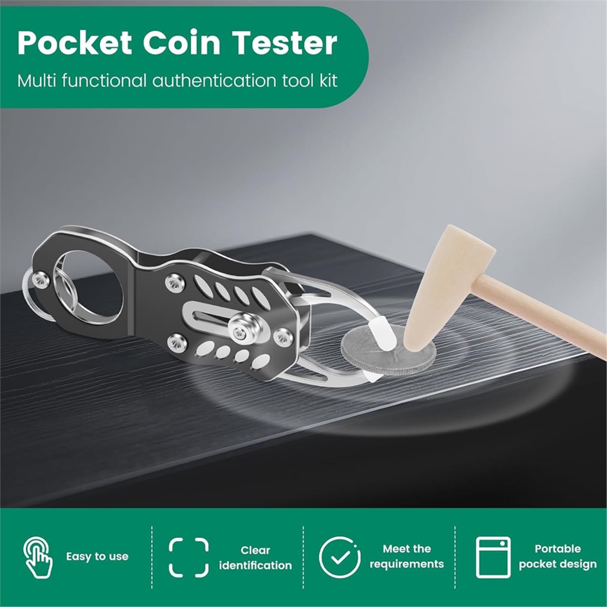 Collectors Coins Jewelry & Watches Of Smithtown - *CLOS Silber-Gold-Testkit, Pinger-Münztester, Gold- und Silber-Wechselresonanz-Testgerät