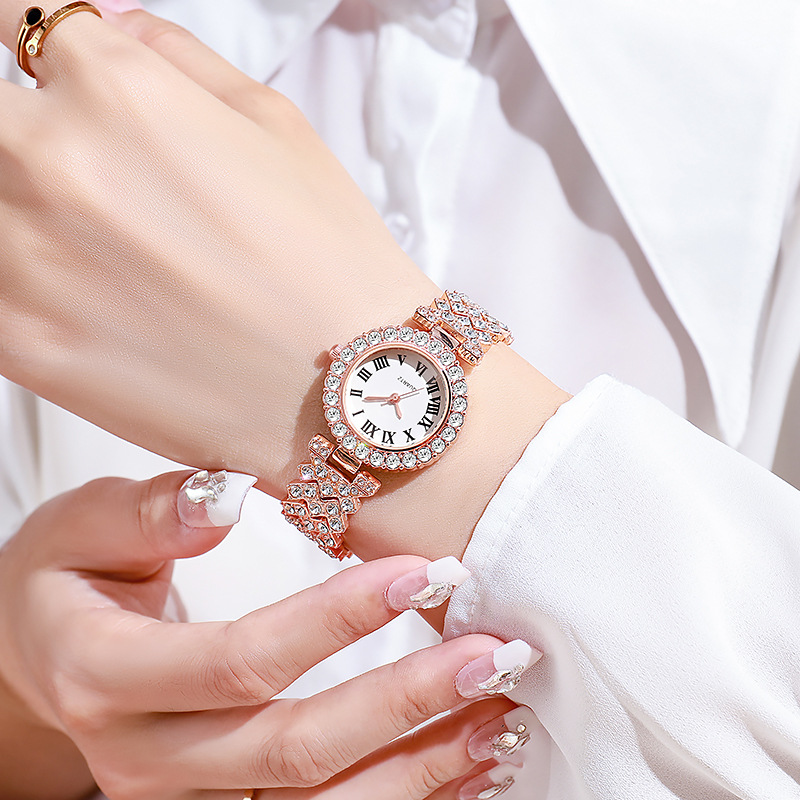 5-teiliges Luxus-Strass-Uhren- – Jewelry Clasp Watches Bewertung und Preis