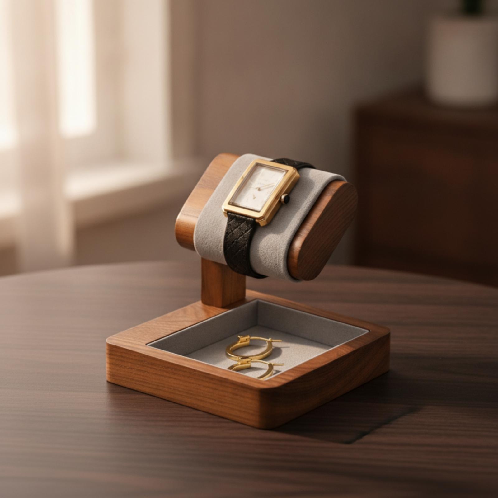 Massivholz-Uhrenhalter-Organiz – Jewelry Stores With Watches Bewertung und Preis