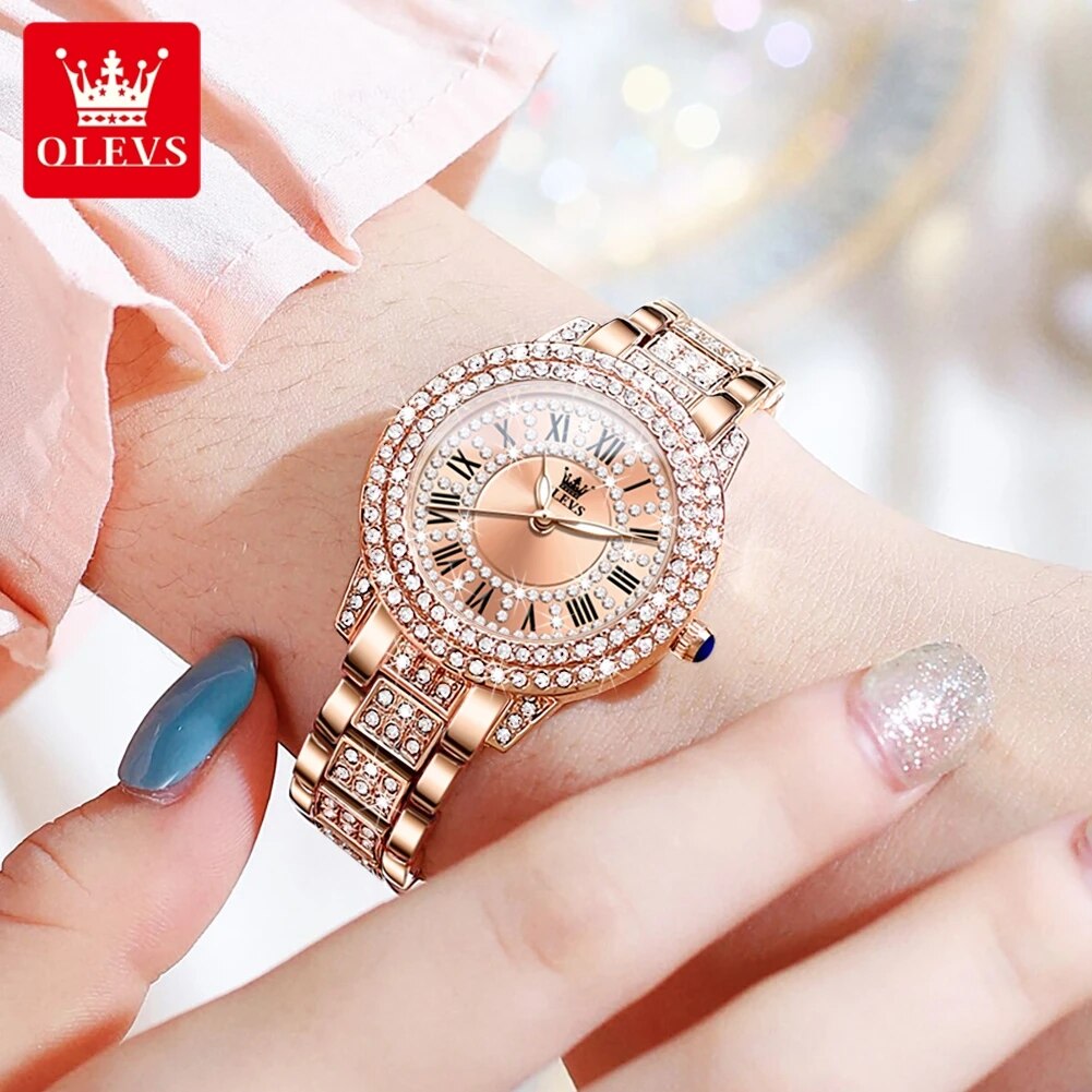 OLEVS 9943, luxuriöse Original – Jewelry Diamond Watches Bewertung und Preis