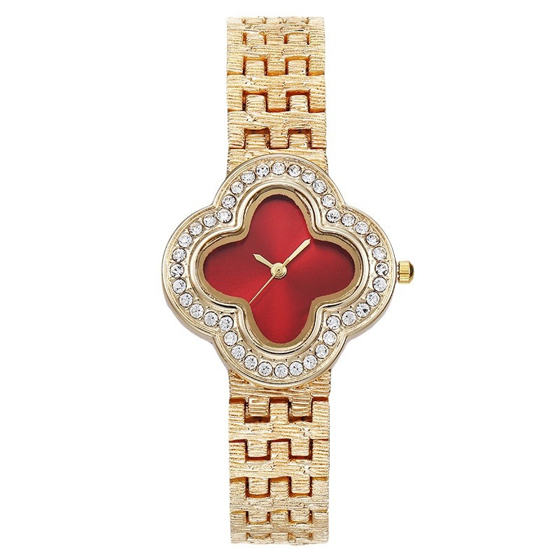 Damen-Quarzuhr mit Vierblättri – Jewelry Diamond Watches Bewertung und Preis
