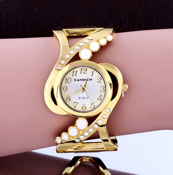 Luxus Gold Armband frauen Uhre – Jewelry Diamond Watches Bewertung und Preis