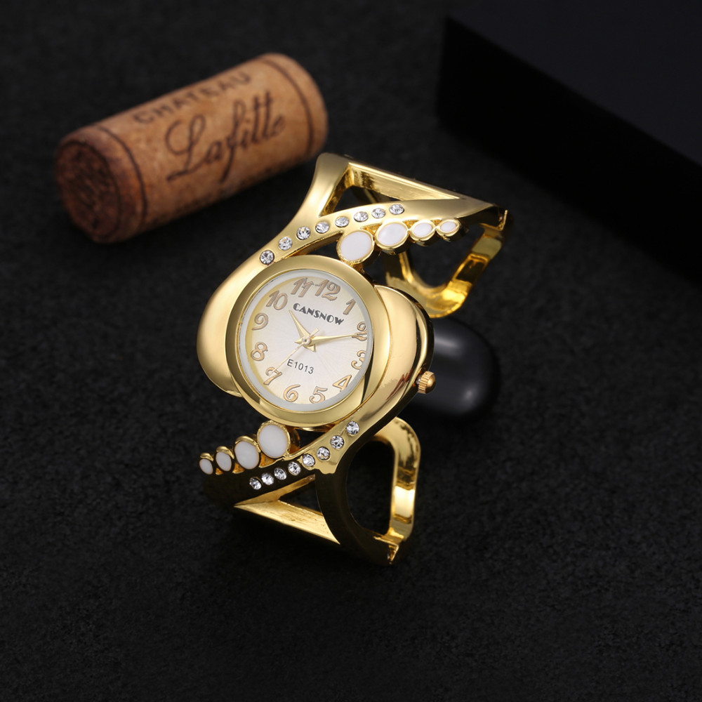 Luxus Gold Armband frauen Uhre – Jewelry Diamond Watches Bewertung und Preis