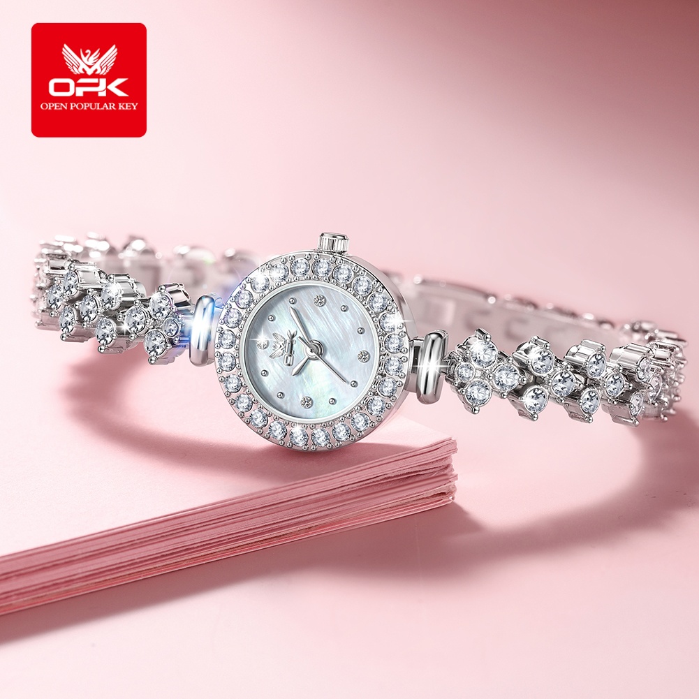 OPK 6057 Volldiamant-Quarzuhre – Jewelry Diamond Watches Bewertung und Preis