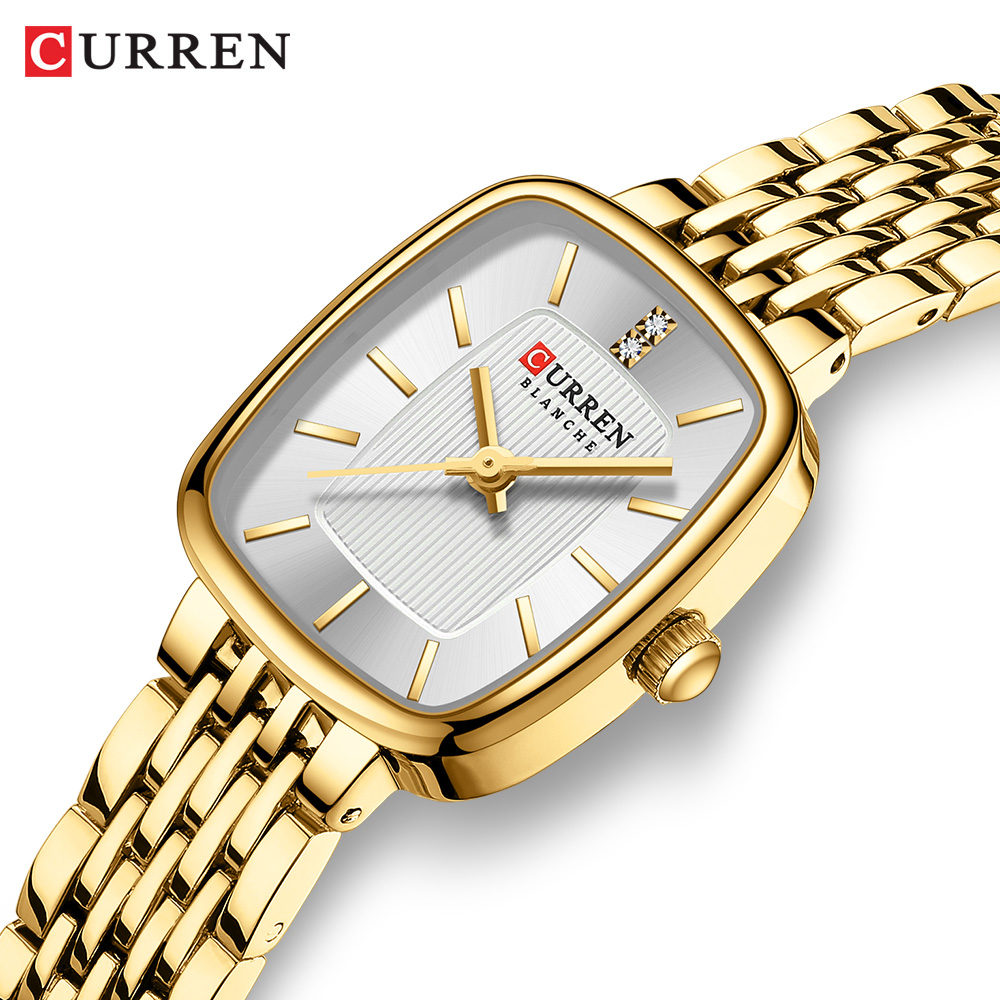 CURREN Neue Mode Edelstahl Dat – Jewelry Watches Women Bewertung und Preis
