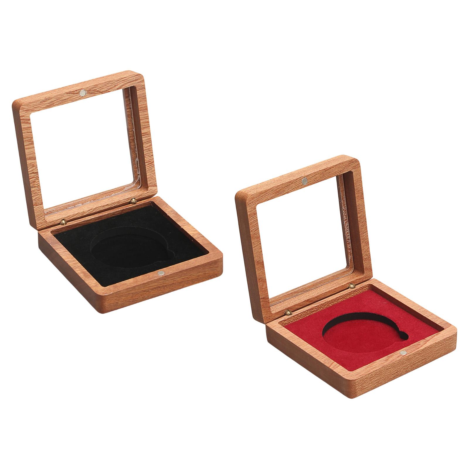 Holz-Münzpräsentationsbox mit  – Collectors Coins Jewelry & Watches Of Smithtown Bewertung und Preis