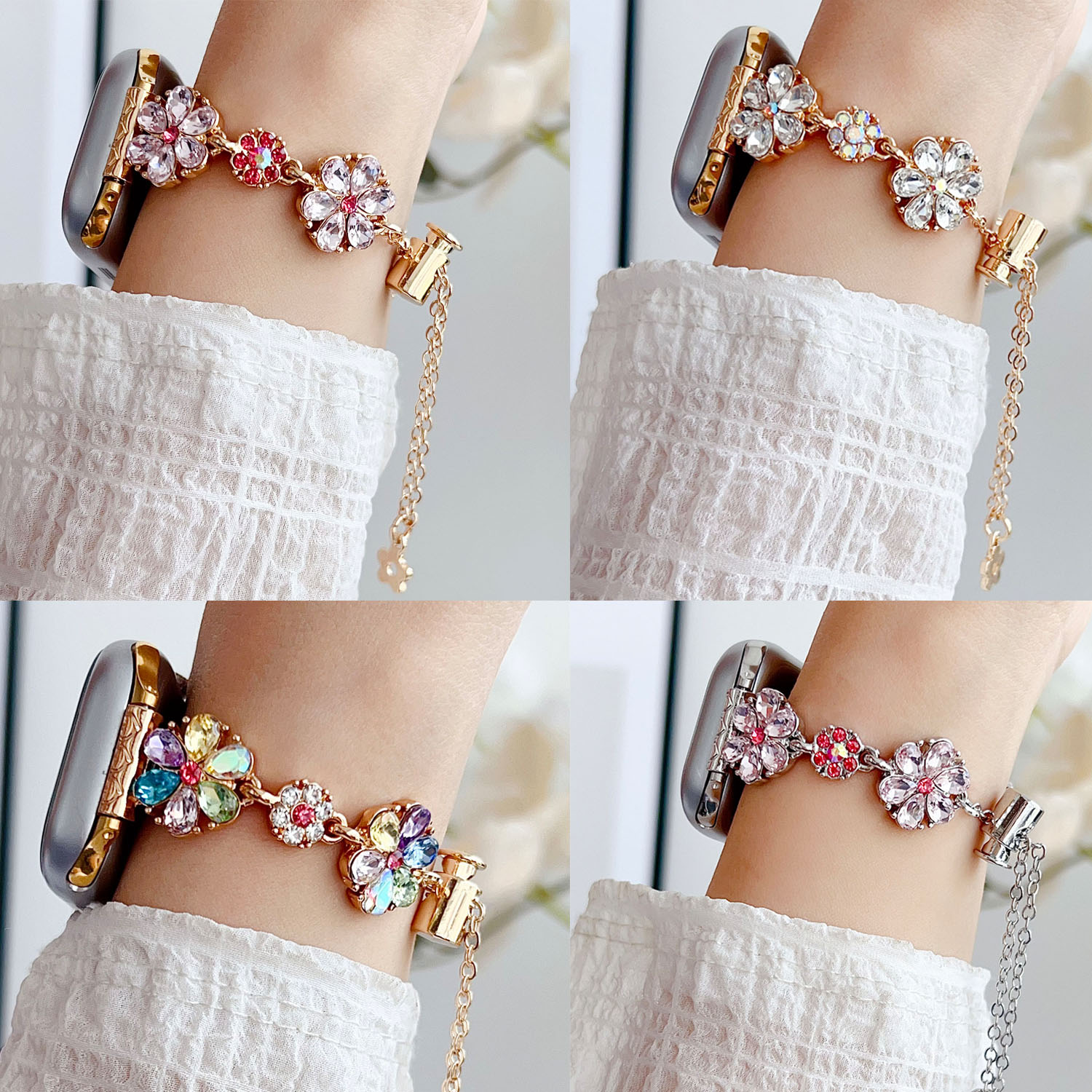 Diamant-Blumen-Armband für iWa – Jewelry Diamond Watches Bewertung und Preis