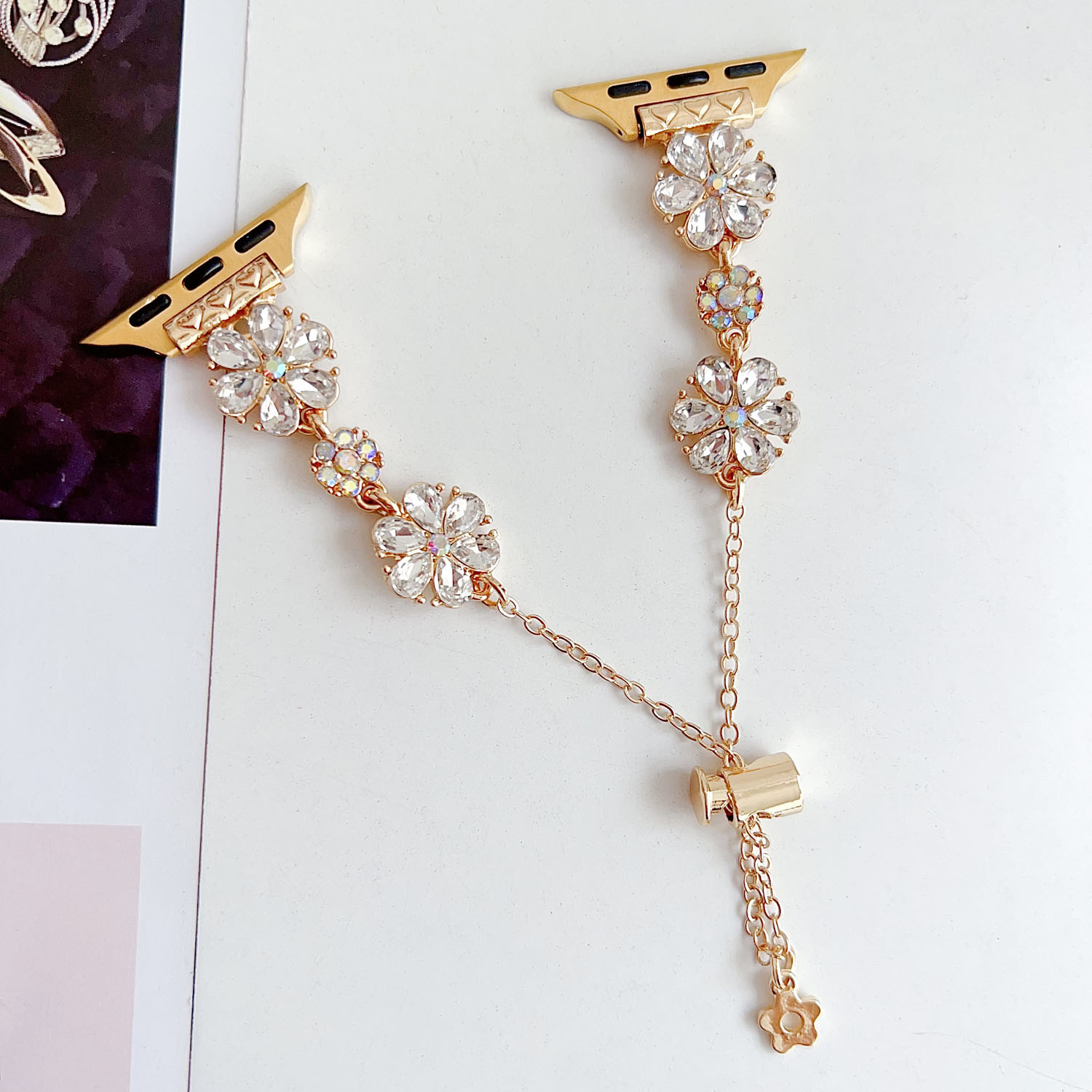 Diamant-Blumen-Armband für iWa – Jewelry Diamond Watches Bewertung und Preis