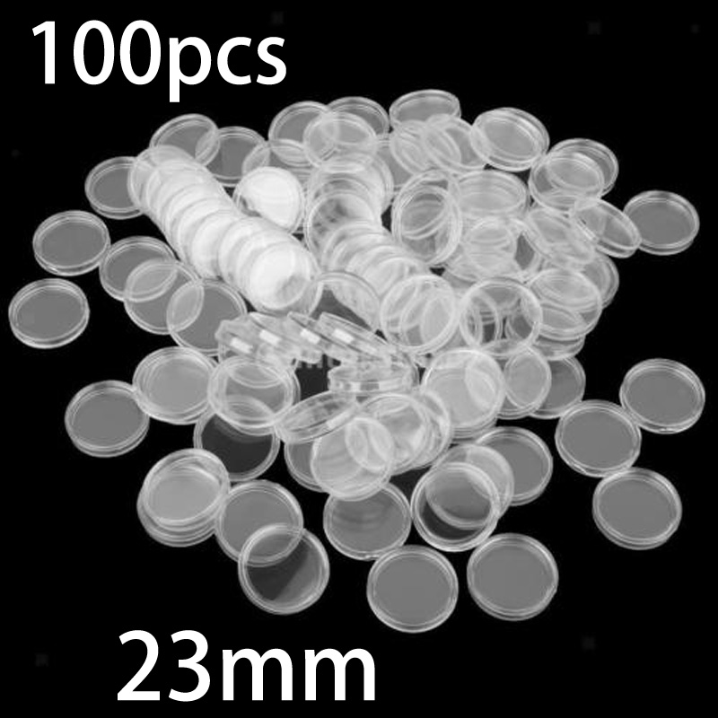 100 Stück 23mm Klare Runde Pla – Collectors Coins Jewelry & Watches Of Smithtown Bewertung und Preis