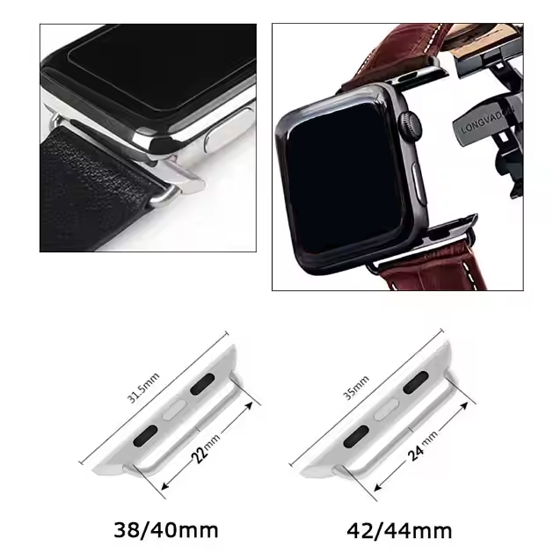 2 Stück Edelstahl-Stecker-Adap – Jewelry Stores Watches Bewertung und Preis