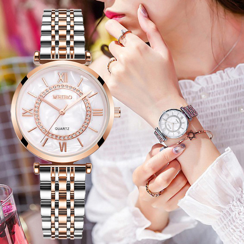 Luxus Kristall Frauen Armband  – Jewelry Diamond Watches Bewertung und Preis