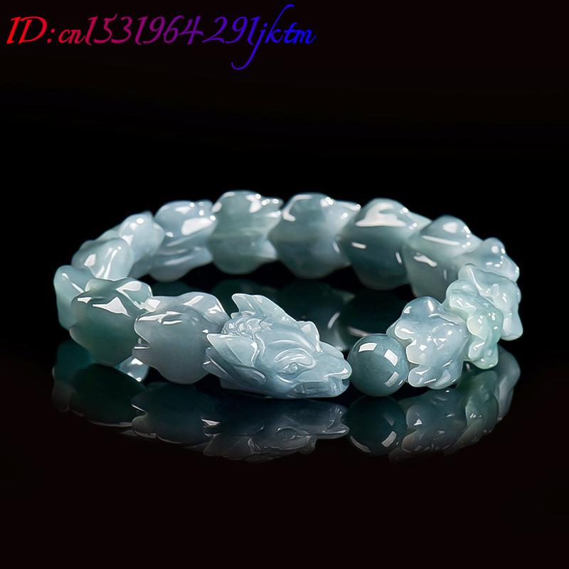 Blaues Burmesisches Jadeit-Dra – Jewelry & Watches Sp Z Oo Janów Lubelski Bewertung und Preis