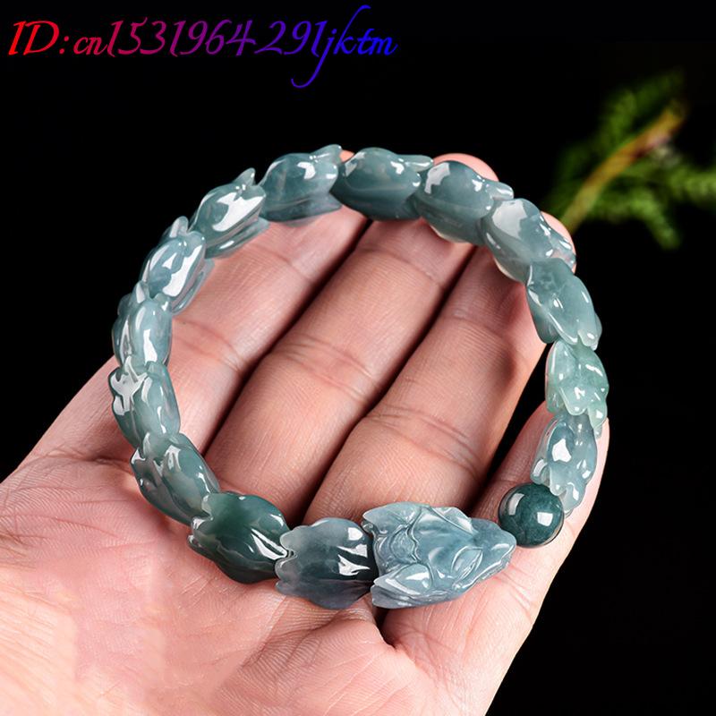 Blaues Burmesisches Jadeit-Dra – Jewelry & Watches Sp Z Oo Janów Lubelski Bewertung und Preis