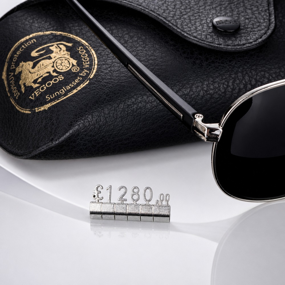 Metall-Preisschilder mit Einst – Jewelry Stores With Watches Bewertung und Preis