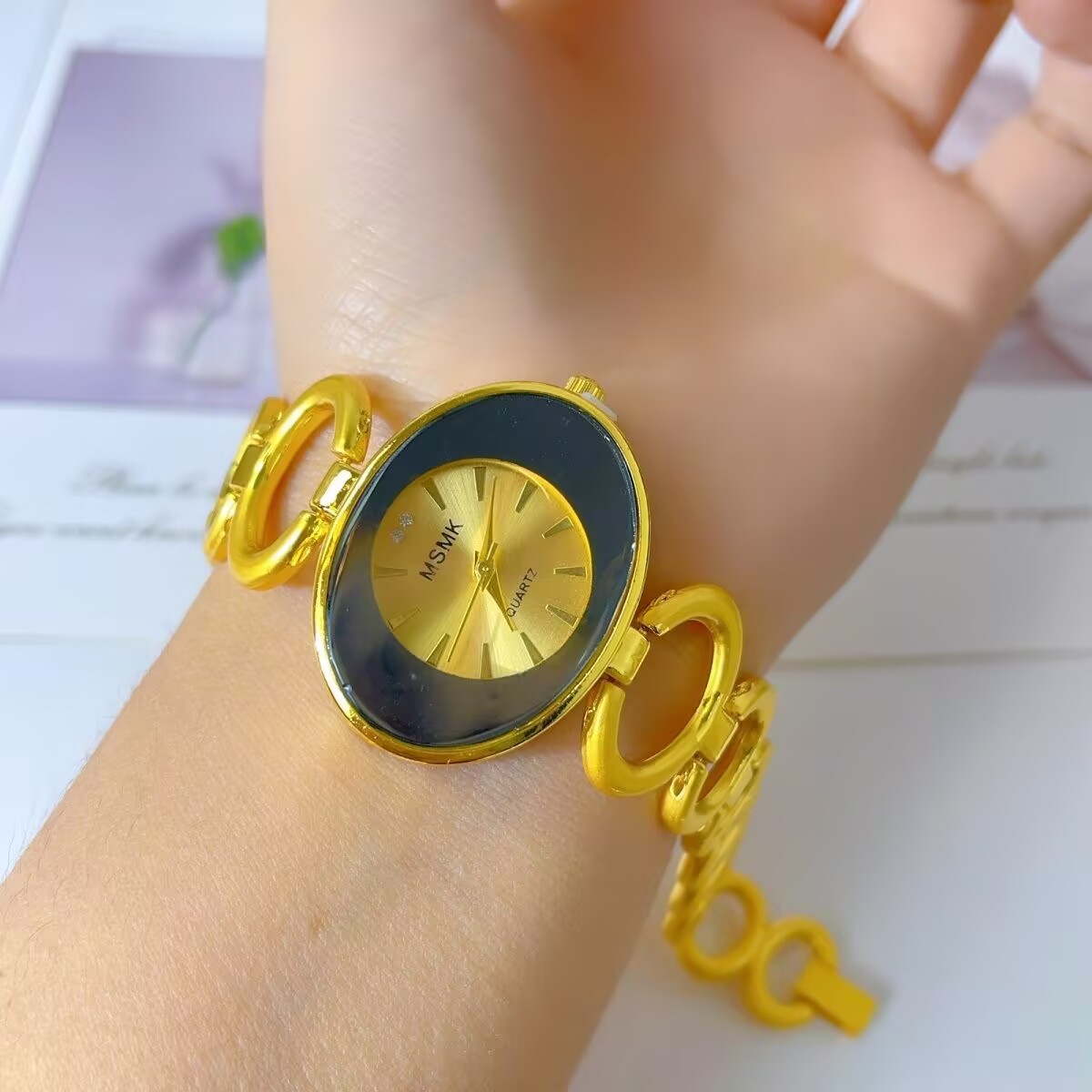 Neue amerikanische 24K vergold – Jewelry Clasp Watches Bewertung und Preis