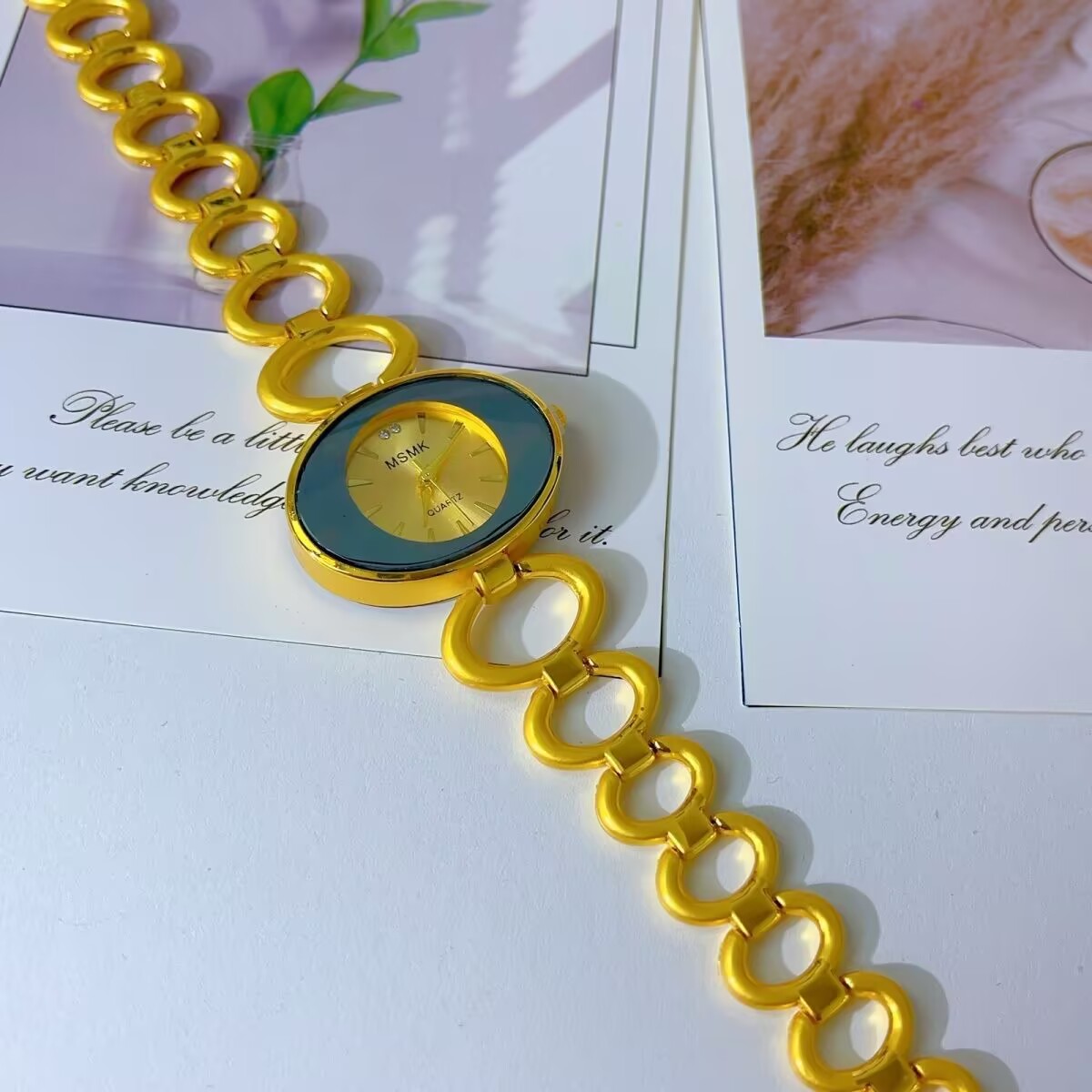 Neue amerikanische 24K vergold – Jewelry Clasp Watches Bewertung und Preis