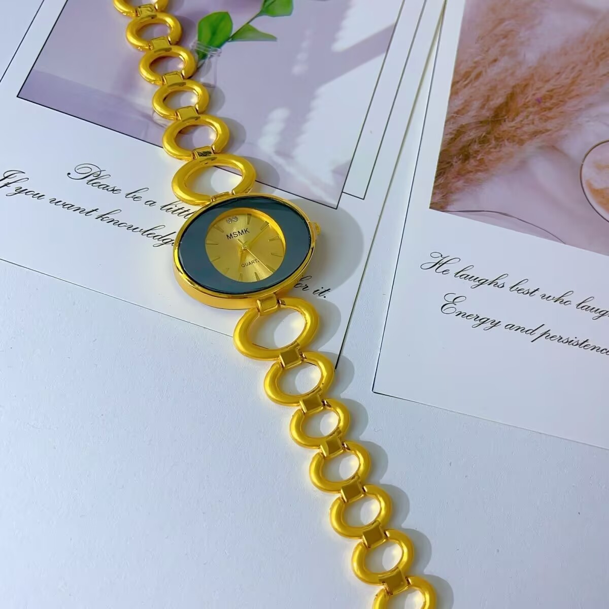 Neue amerikanische 24K vergold – Jewelry Clasp Watches Bewertung und Preis